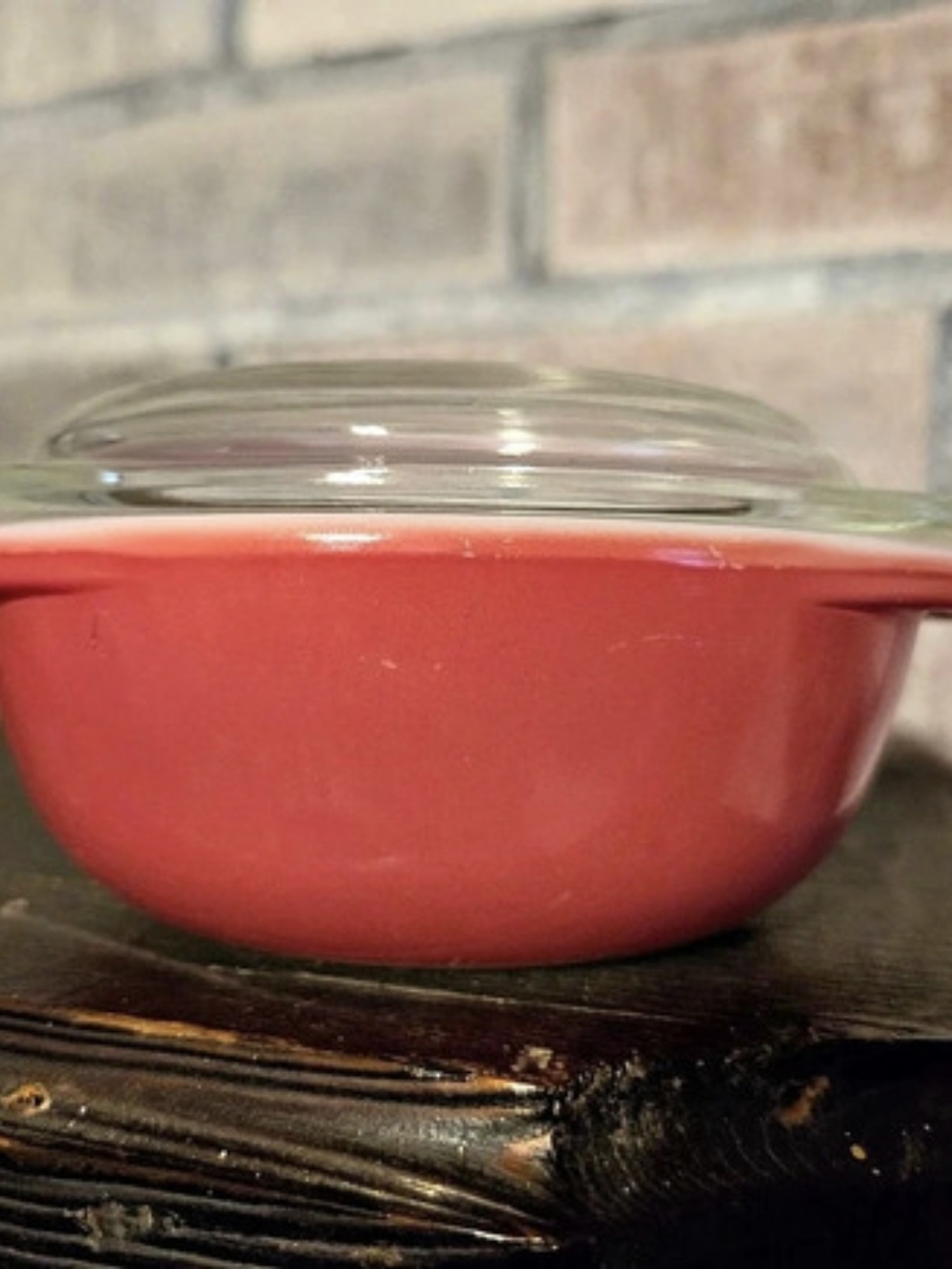 Pyrex Flamingo Glass Casserole Dish with Lid. 080. 8oz